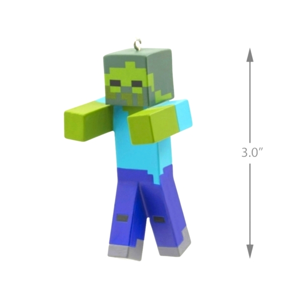 Minecraft ZOMBIE Hallmark Keepsake Christmas Tree Ornament - Picture 5 of 16